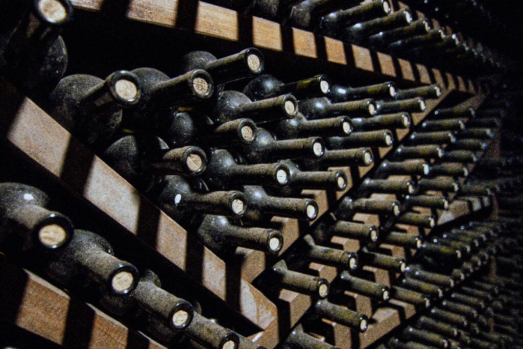 瓶熟成中のポートワイン