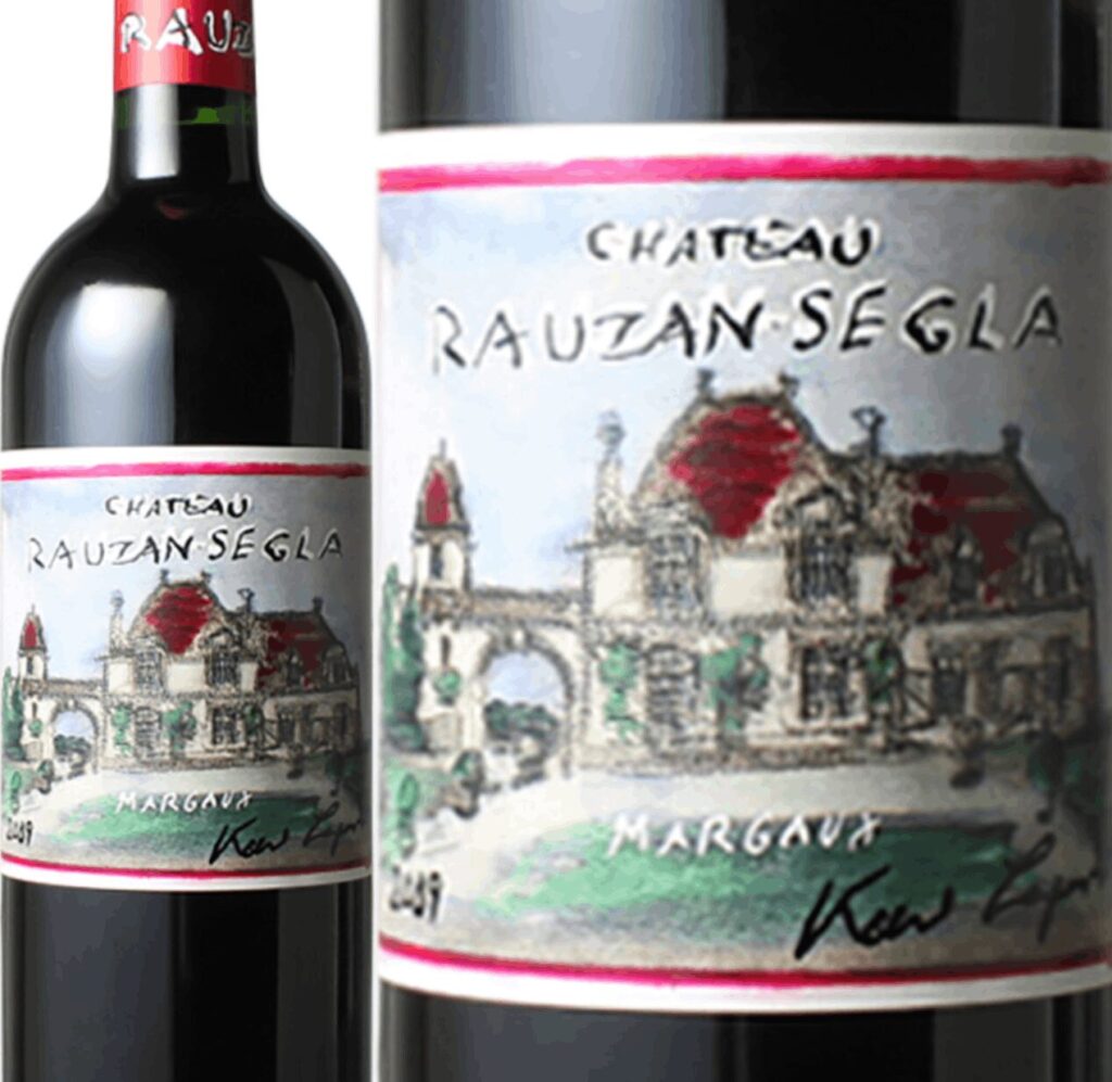 シャネルのデザイナー「カール・ラガーフェルド」がデザインした、2009年ヴィンテージのシャトー・ローザン・セグラのラベル